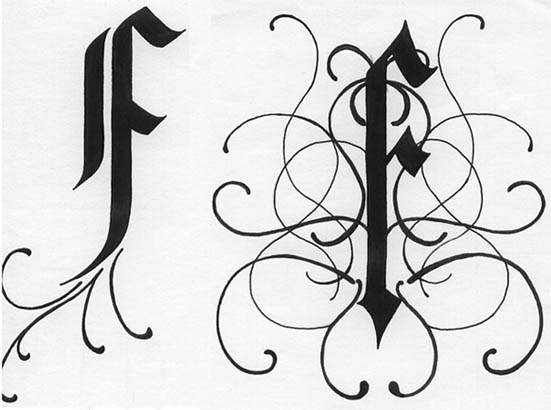 Calligraphy Flourishing for Beginners + Free Worksheet